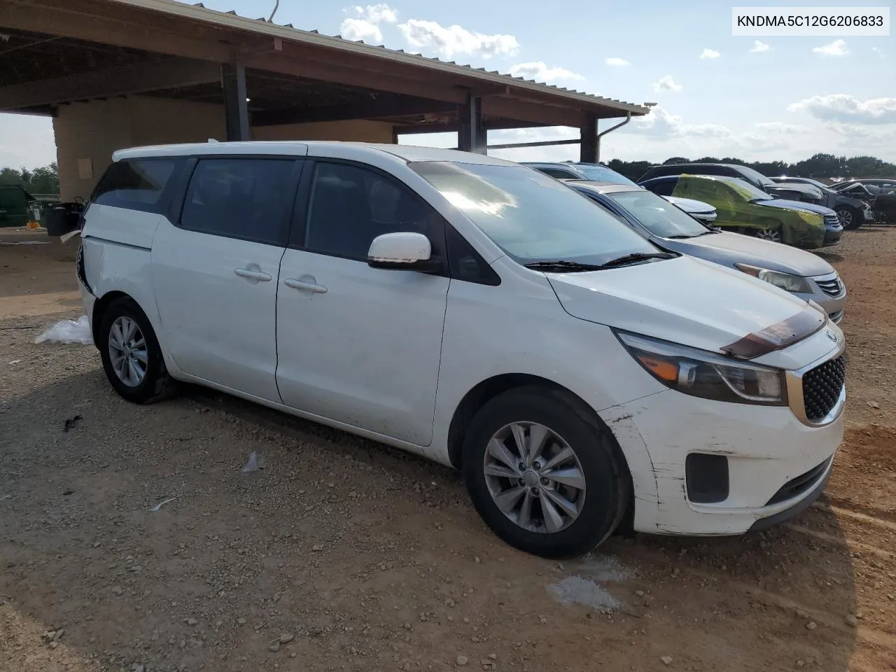 2016 Kia Sedona L VIN: KNDMA5C12G6206833 Lot: 67117304