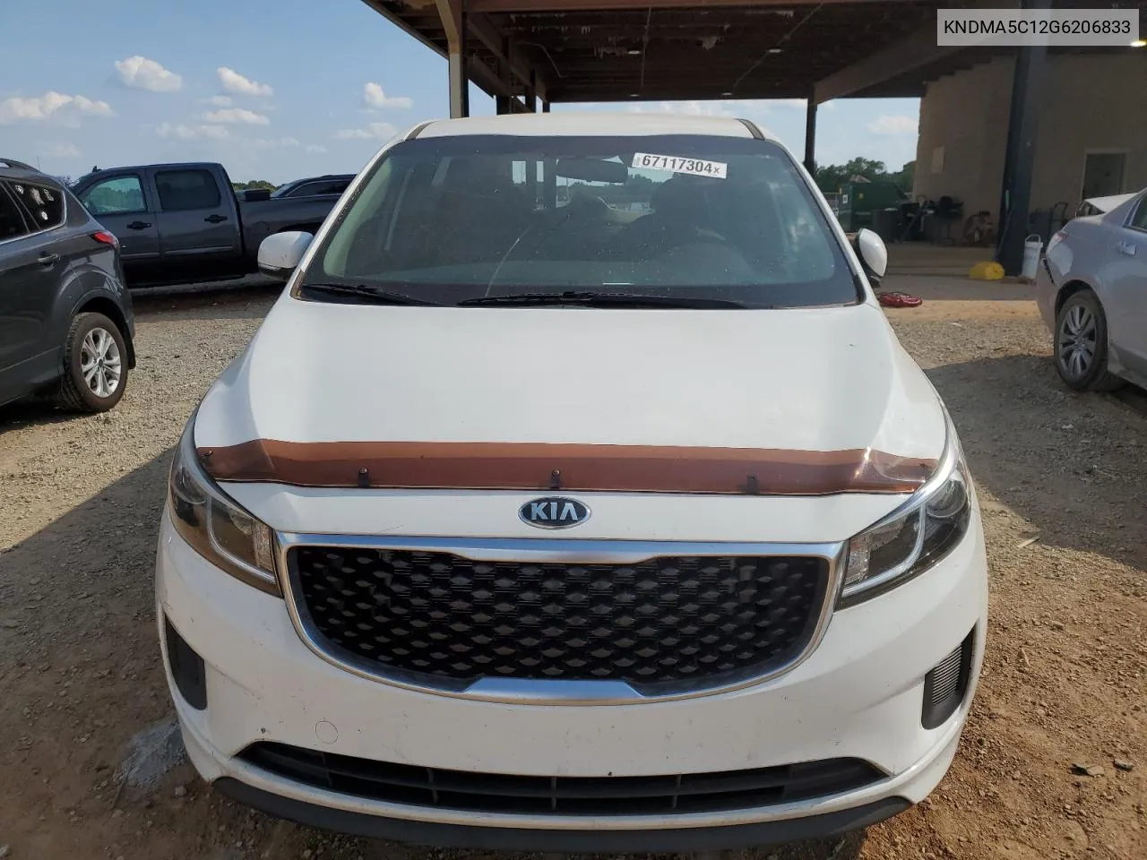 2016 Kia Sedona L VIN: KNDMA5C12G6206833 Lot: 67117304