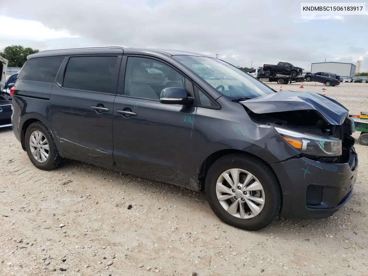 2016 Kia Sedona Lx VIN: KNDMB5C15G6183917 Lot: 68845904