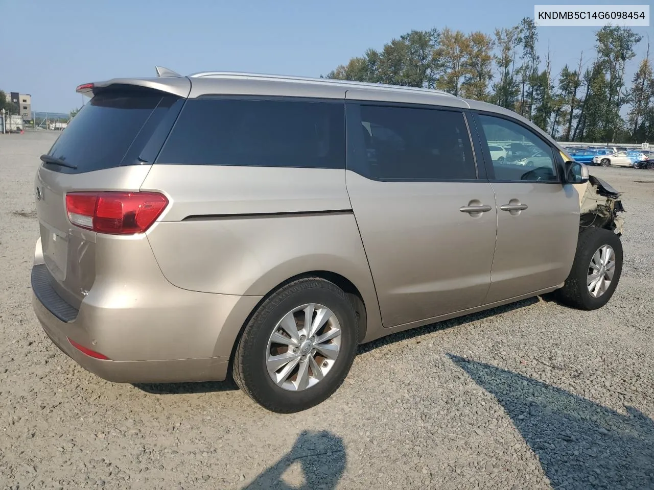 2016 Kia Sedona Lx VIN: KNDMB5C14G6098454 Lot: 69335434