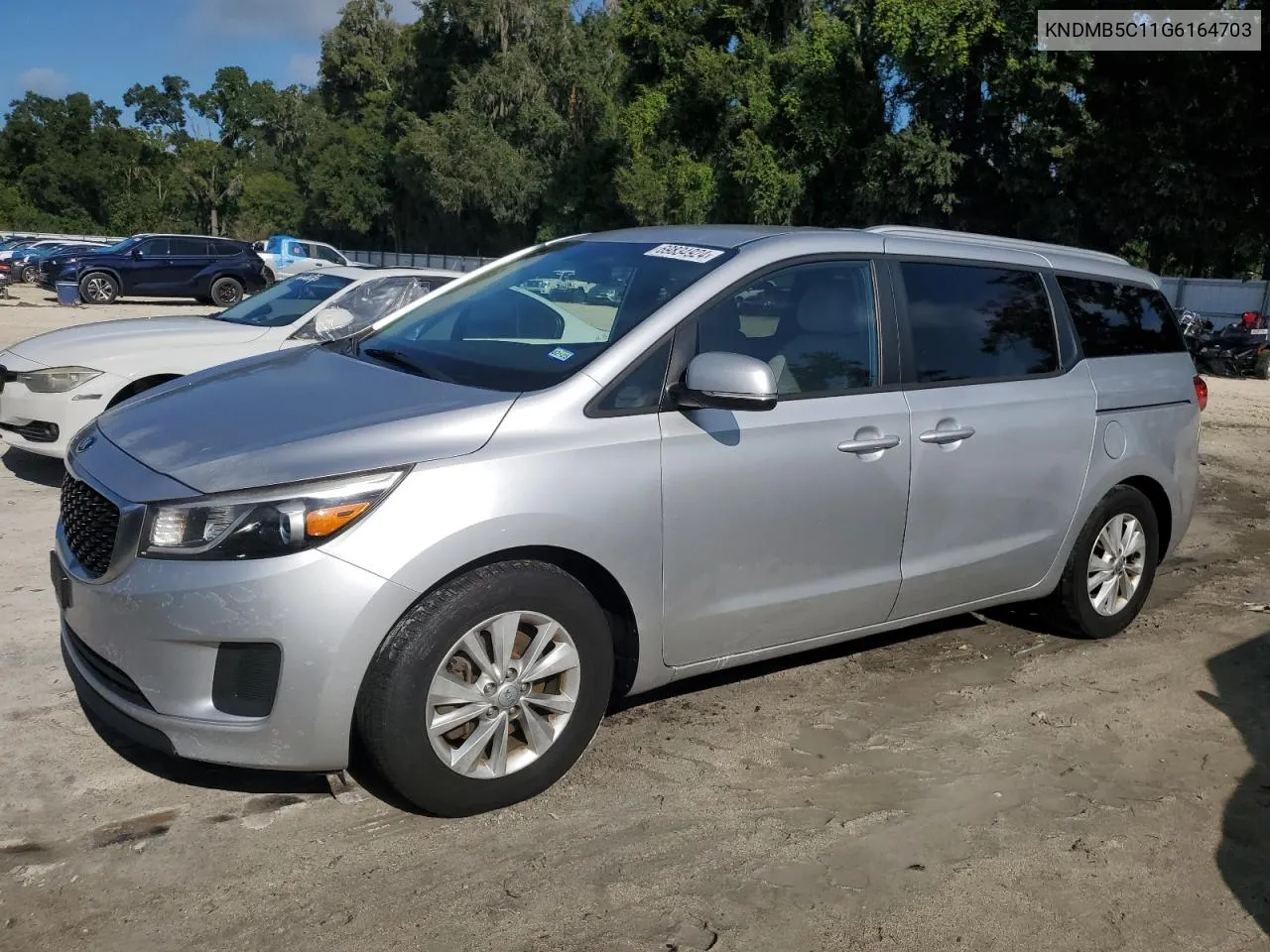 2016 Kia Sedona Lx VIN: KNDMB5C11G6164703 Lot: 69834924