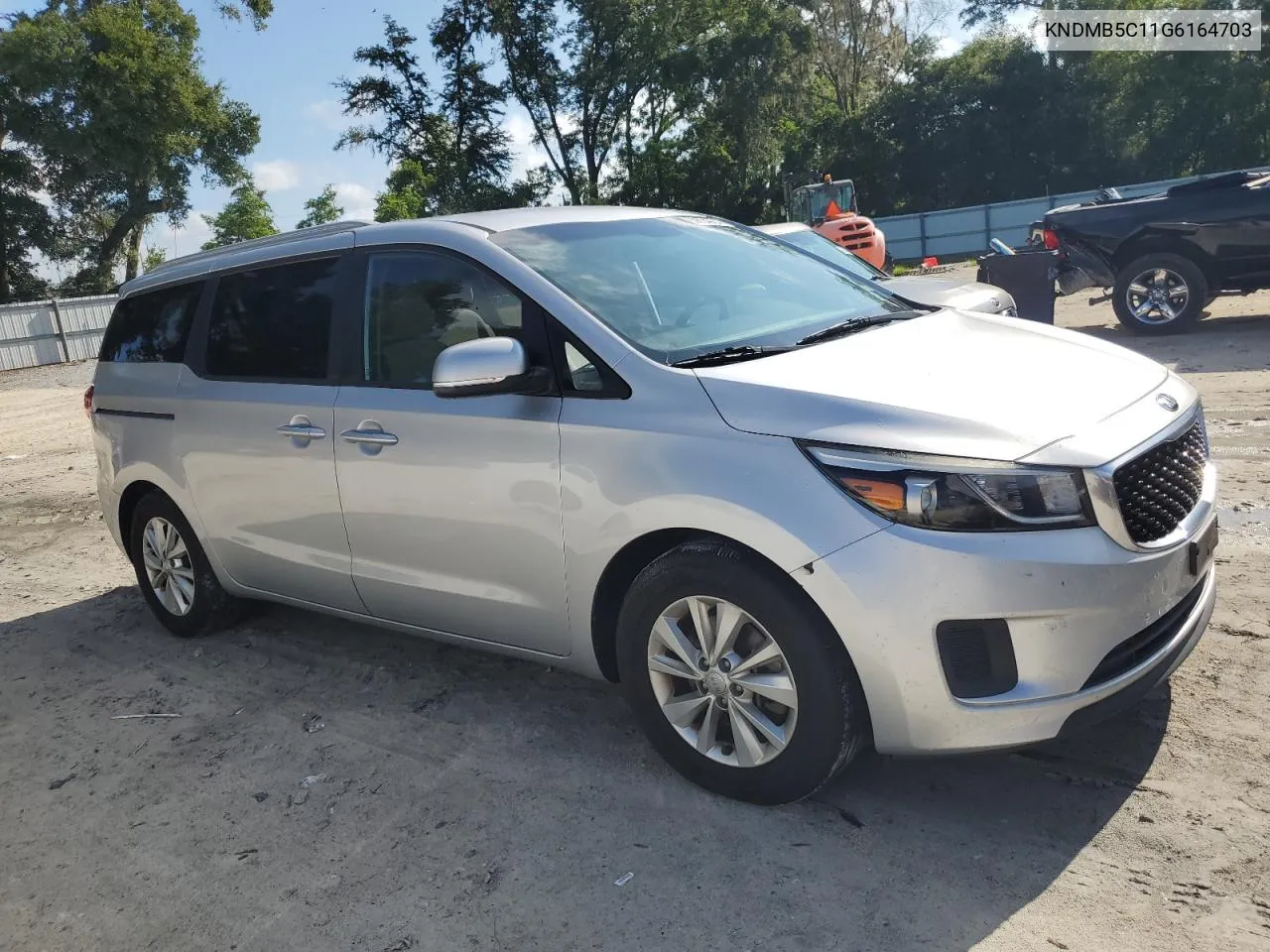 2016 Kia Sedona Lx VIN: KNDMB5C11G6164703 Lot: 69834924