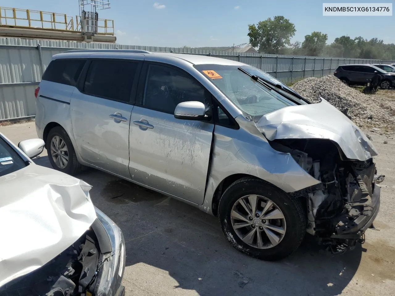 2016 Kia Sedona Lx VIN: KNDMB5C1XG6134776 Lot: 70317354