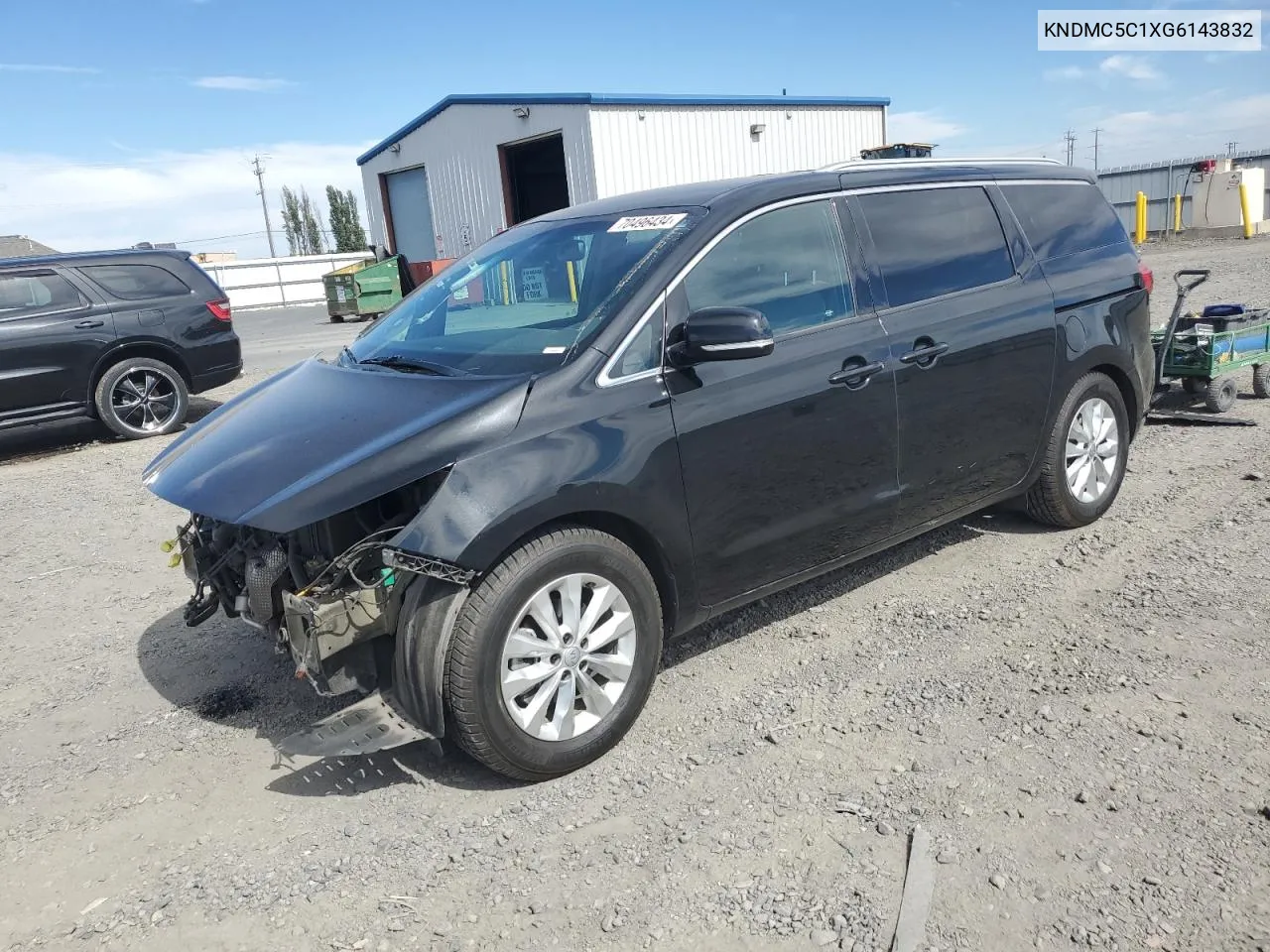 2016 Kia Sedona Ex VIN: KNDMC5C1XG6143832 Lot: 70496434