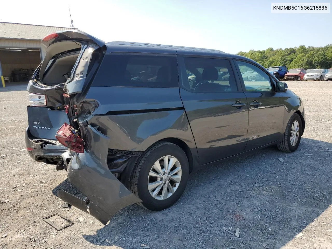 2016 Kia Sedona Lx VIN: KNDMB5C16G6215886 Lot: 70557064