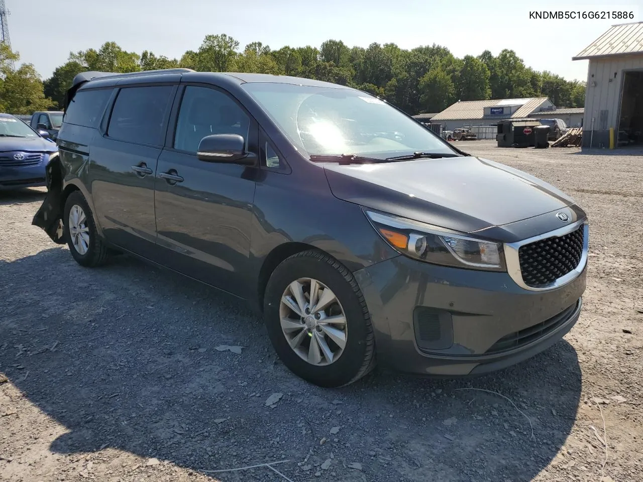 2016 Kia Sedona Lx VIN: KNDMB5C16G6215886 Lot: 70557064