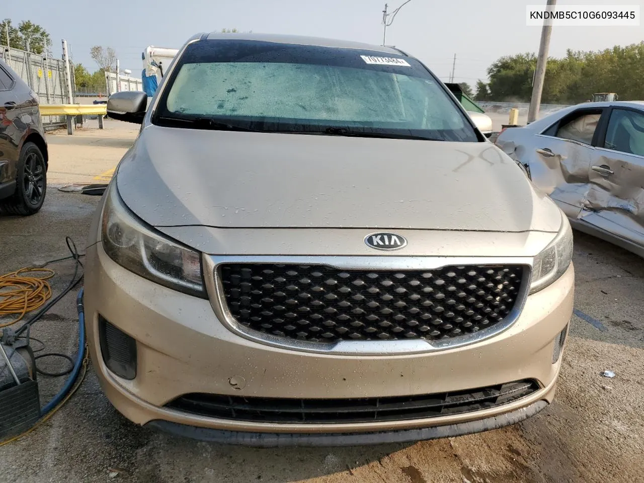 2016 Kia Sedona Lx VIN: KNDMB5C10G6093445 Lot: 70773484