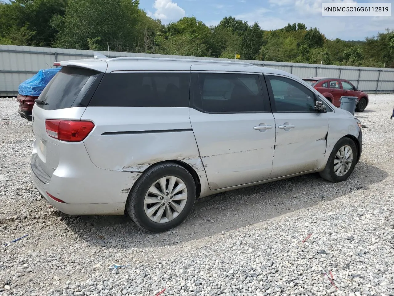 2016 Kia Sedona Ex VIN: KNDMC5C16G6112819 Lot: 71162384