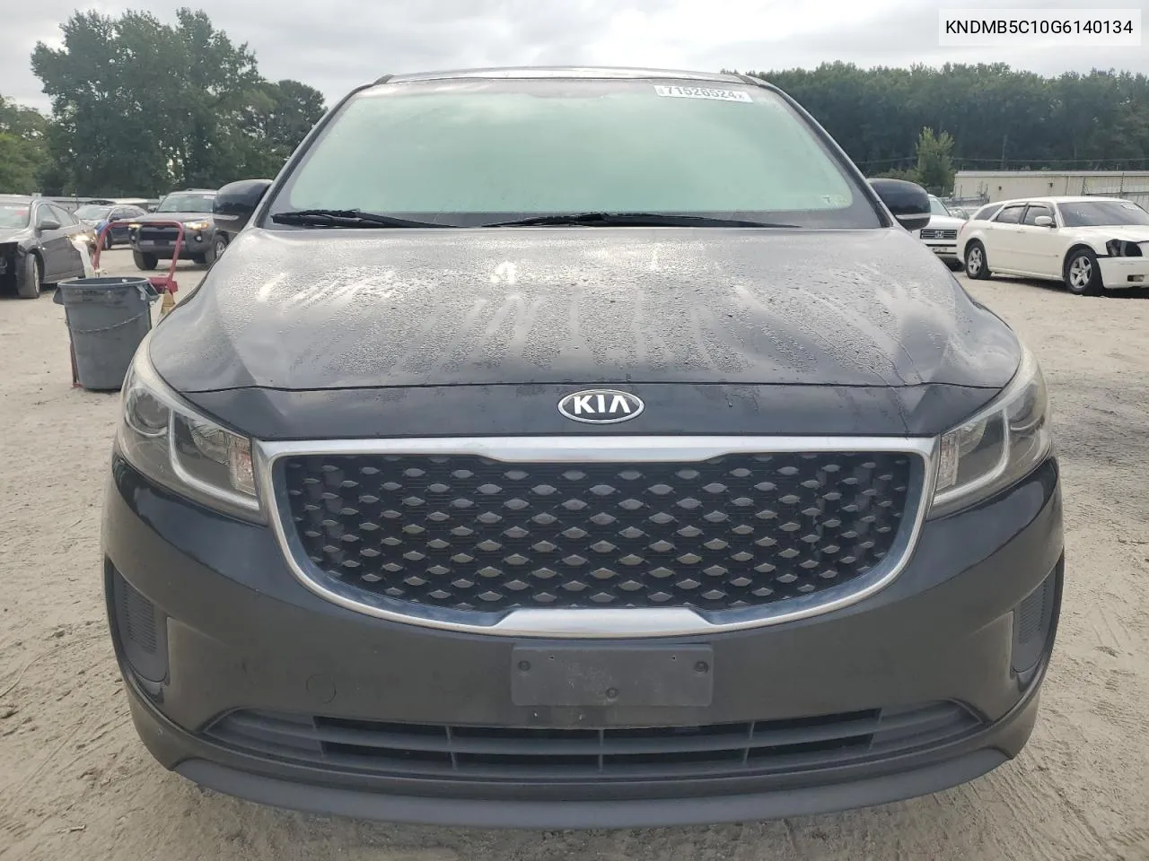 2016 Kia Sedona Lx VIN: KNDMB5C10G6140134 Lot: 71526524