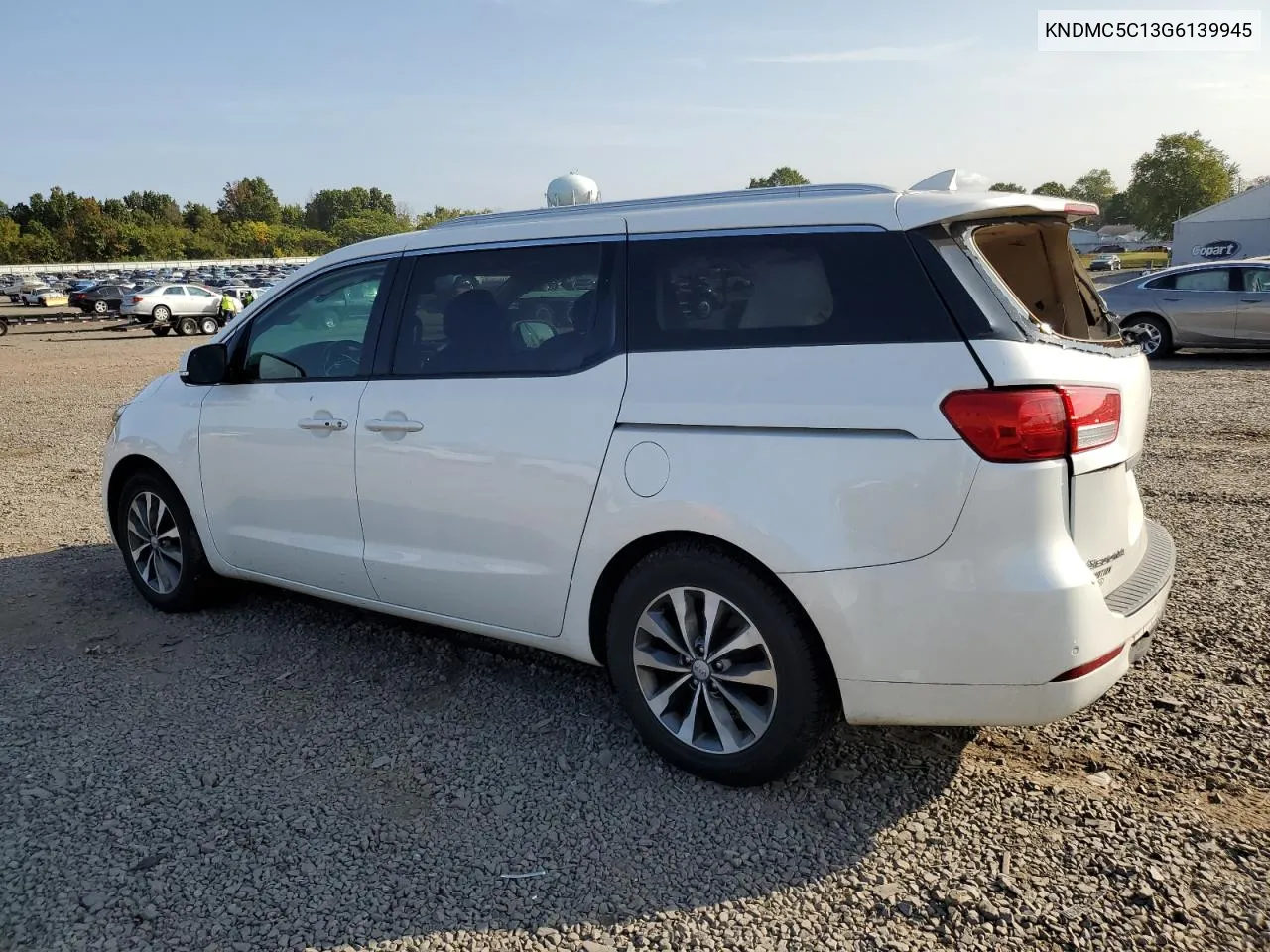 2016 Kia Sedona Ex VIN: KNDMC5C13G6139945 Lot: 71587474