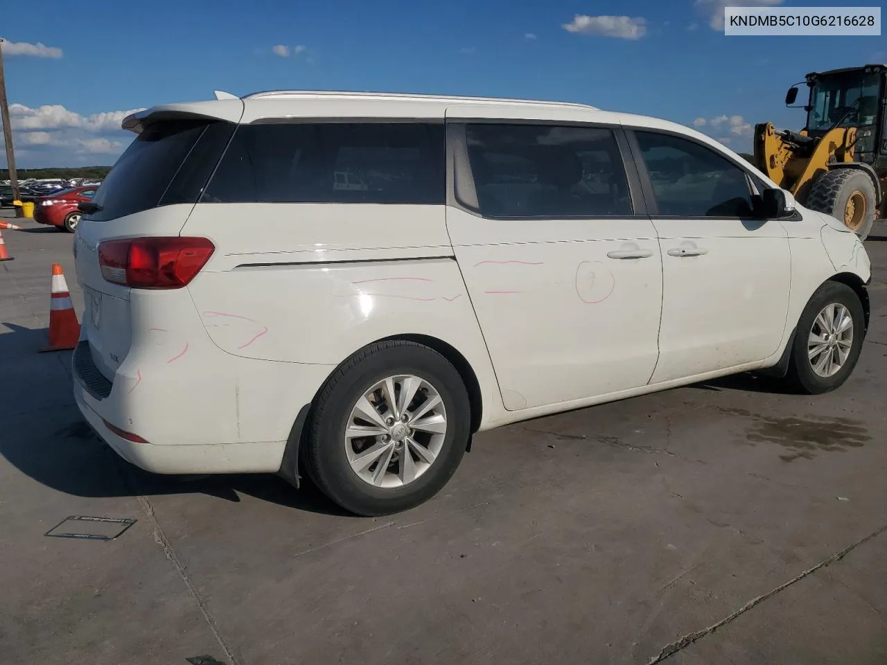 2016 Kia Sedona Lx VIN: KNDMB5C10G6216628 Lot: 71590864