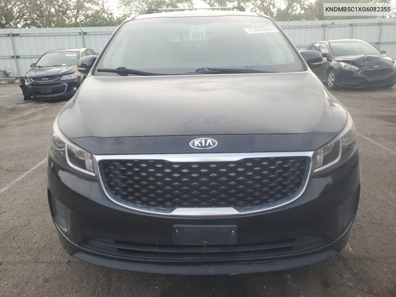 2016 Kia Sedona Lx VIN: KNDMB5C1XG6082355 Lot: 71653024