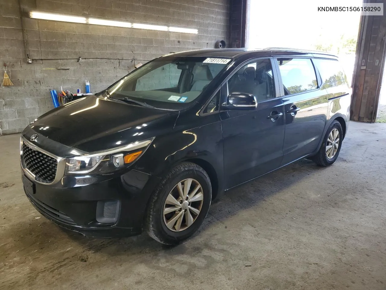 2016 Kia Sedona Lx VIN: KNDMB5C15G6158290 Lot: 71811714