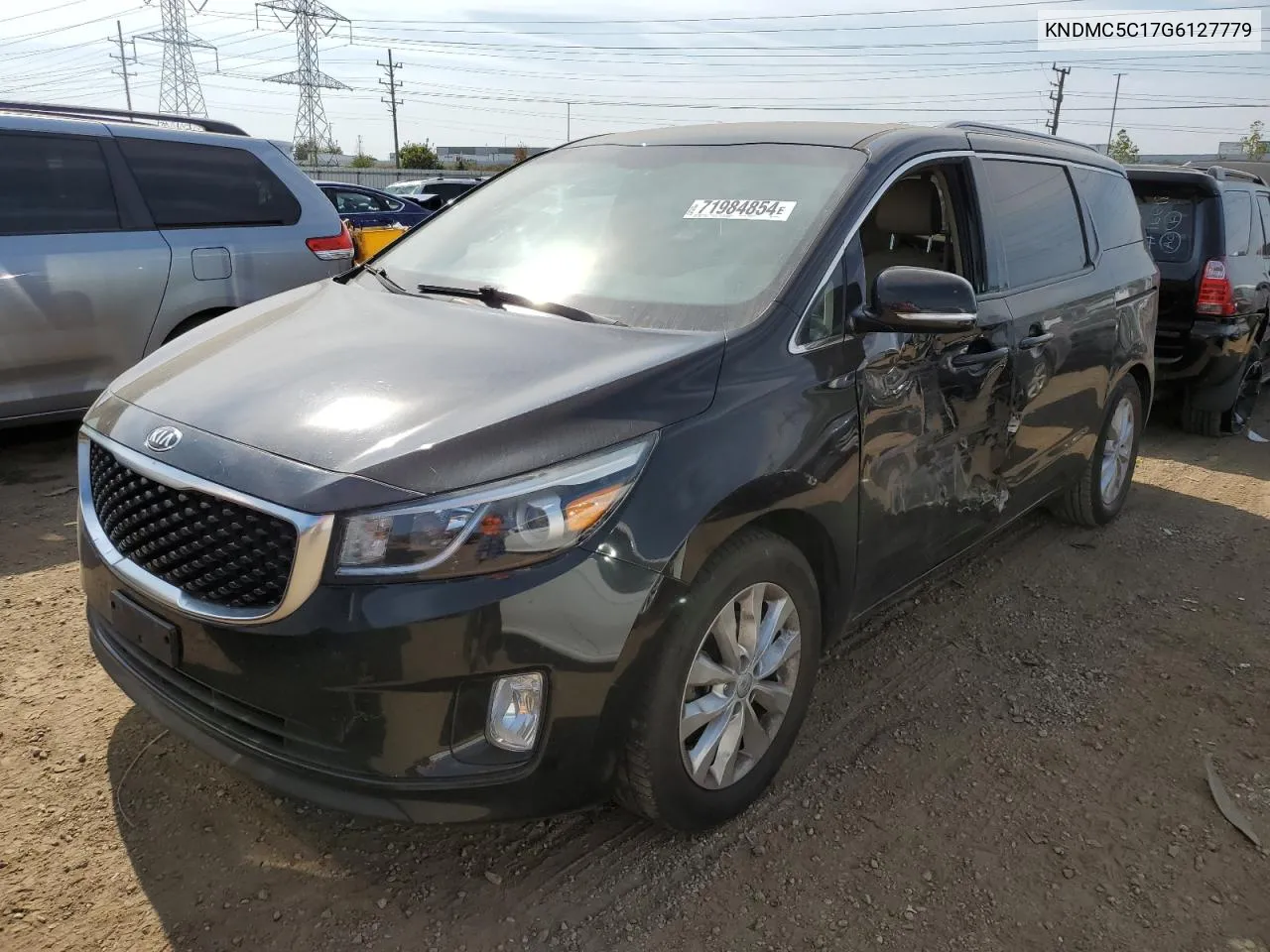 2016 Kia Sedona Ex VIN: KNDMC5C17G6127779 Lot: 71984854