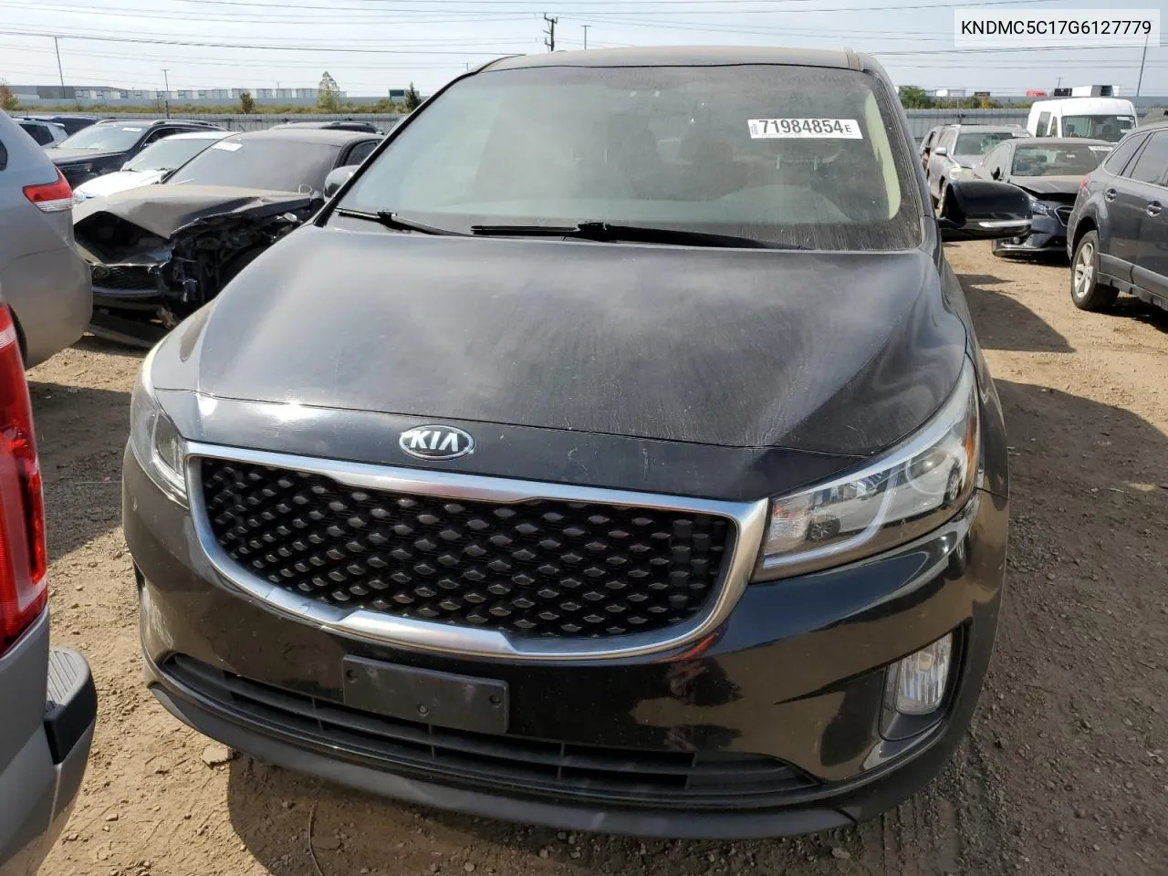 2016 Kia Sedona Ex VIN: KNDMC5C17G6127779 Lot: 71984854