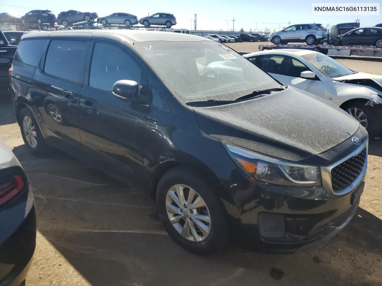 2016 Kia Sedona L VIN: KNDMA5C16G6113135 Lot: 72083184