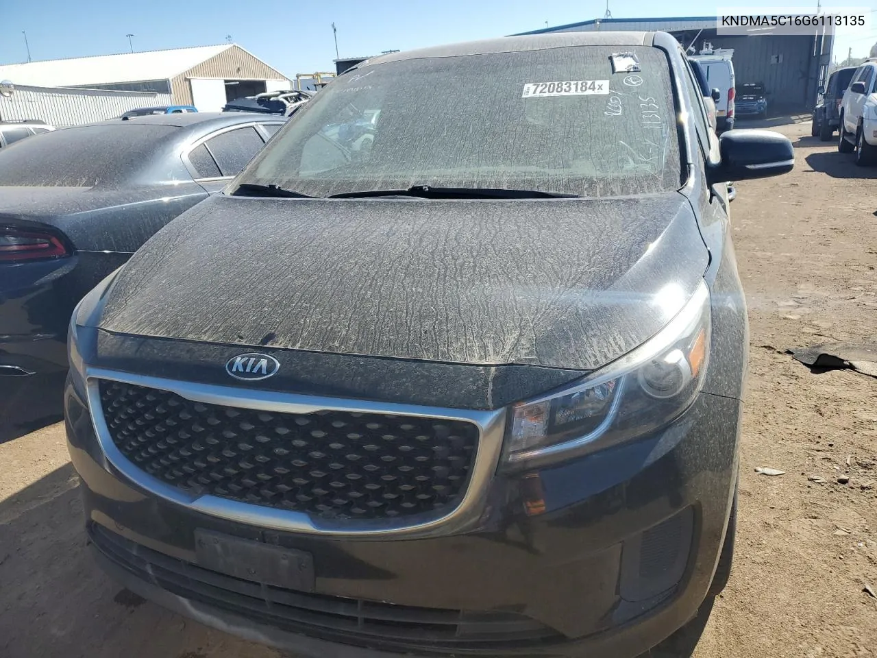 2016 Kia Sedona L VIN: KNDMA5C16G6113135 Lot: 72083184