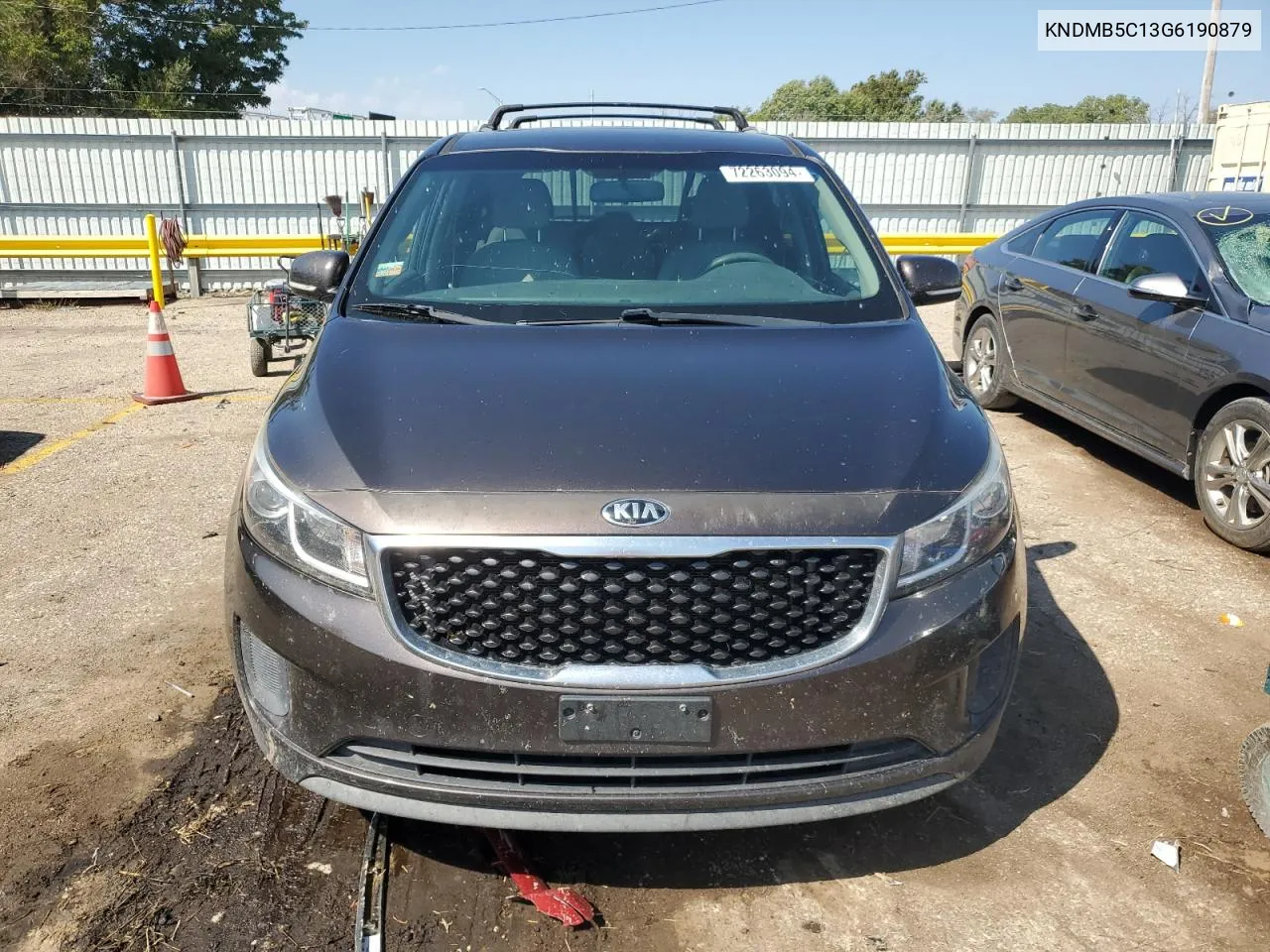 2016 Kia Sedona Lx VIN: KNDMB5C13G6190879 Lot: 72263094