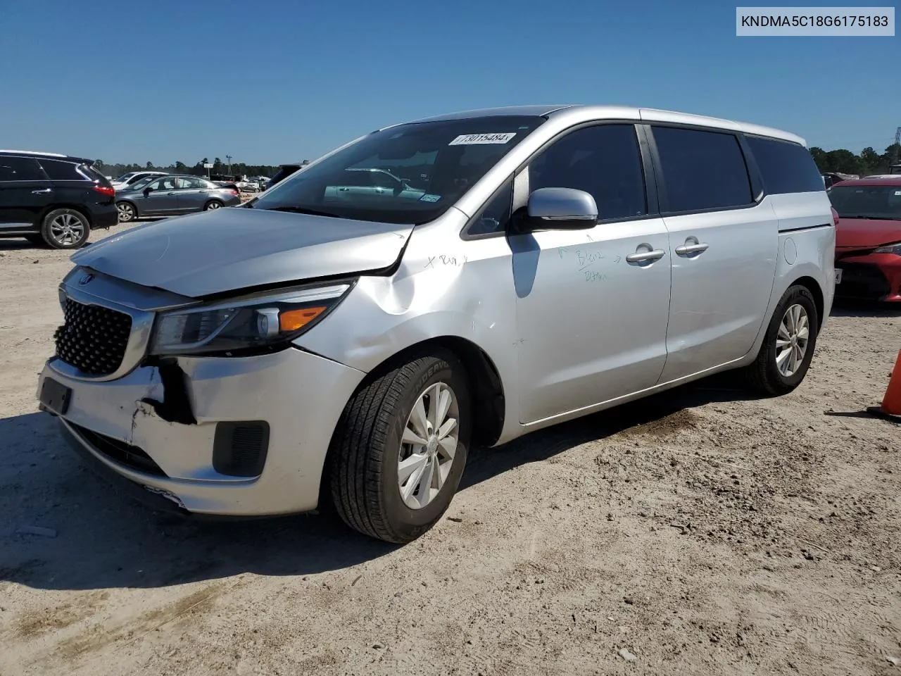 2016 Kia Sedona L VIN: KNDMA5C18G6175183 Lot: 73015484