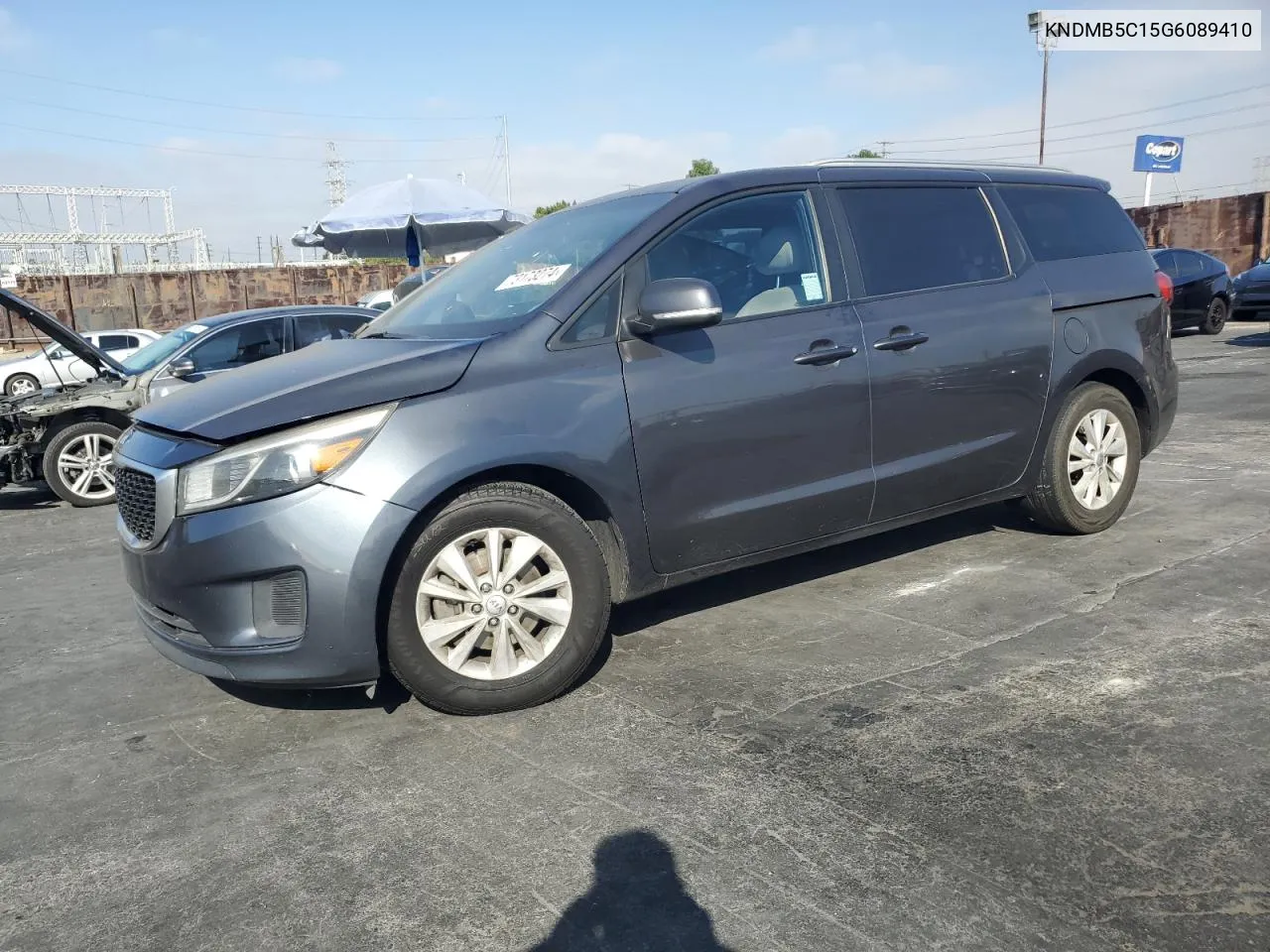 2016 Kia Sedona Lx VIN: KNDMB5C15G6089410 Lot: 73173274