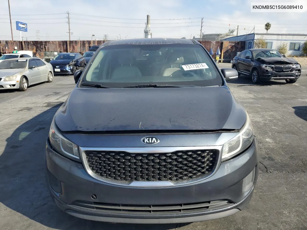 2016 Kia Sedona Lx VIN: KNDMB5C15G6089410 Lot: 73173274