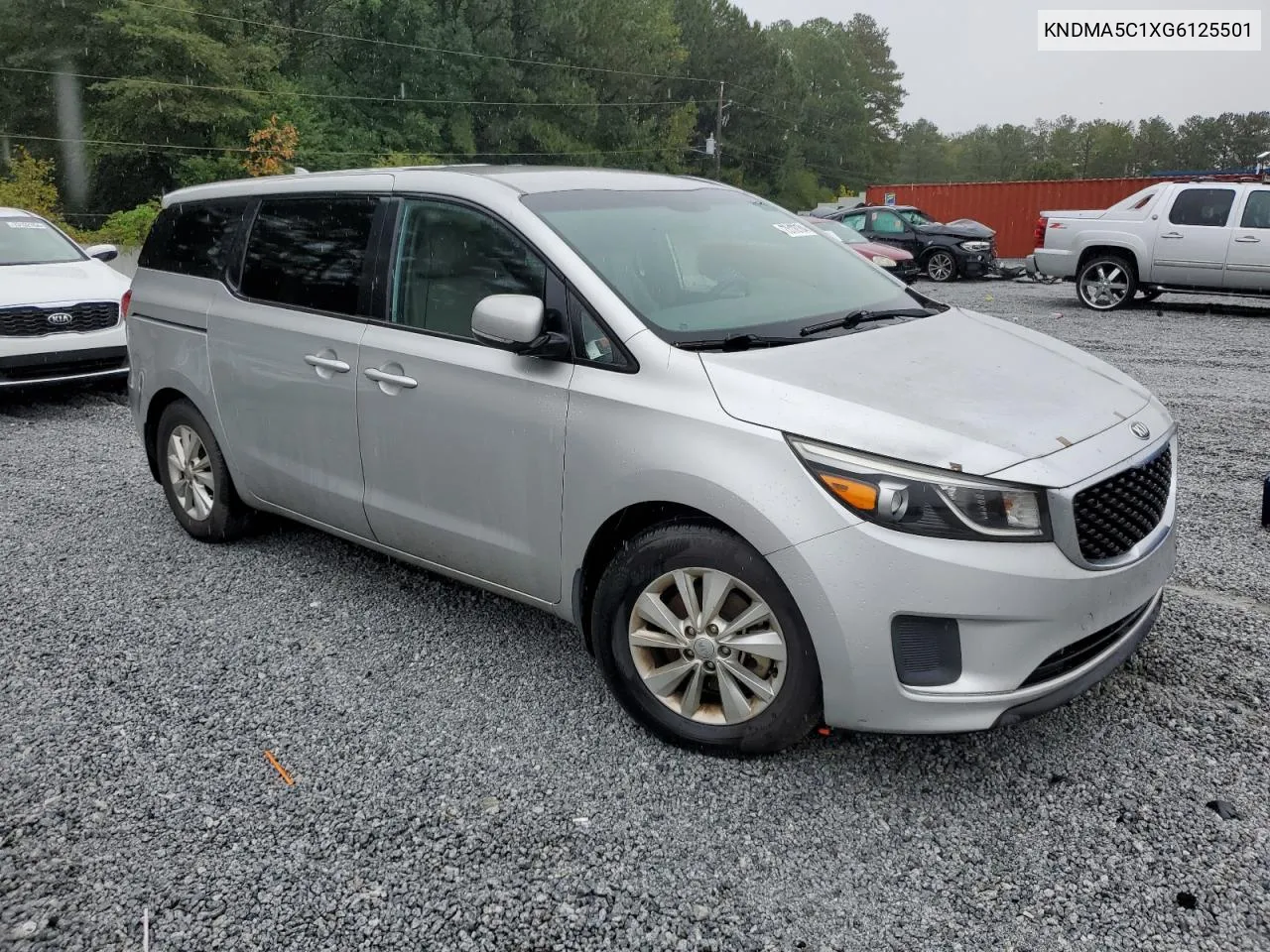 2016 Kia Sedona L VIN: KNDMA5C1XG6125501 Lot: 73176184