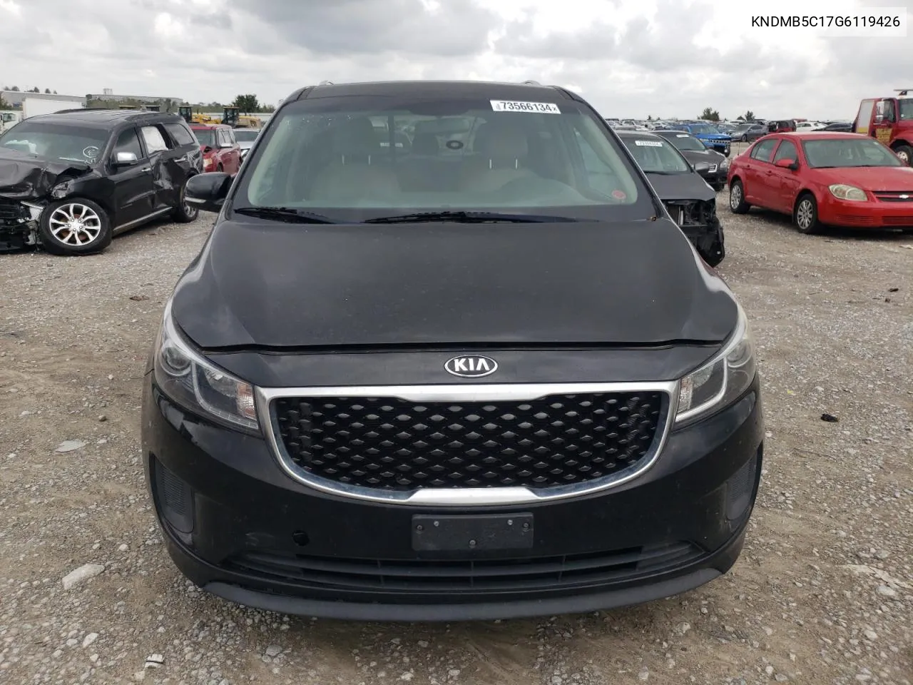 2016 Kia Sedona Lx VIN: KNDMB5C17G6119426 Lot: 73566134