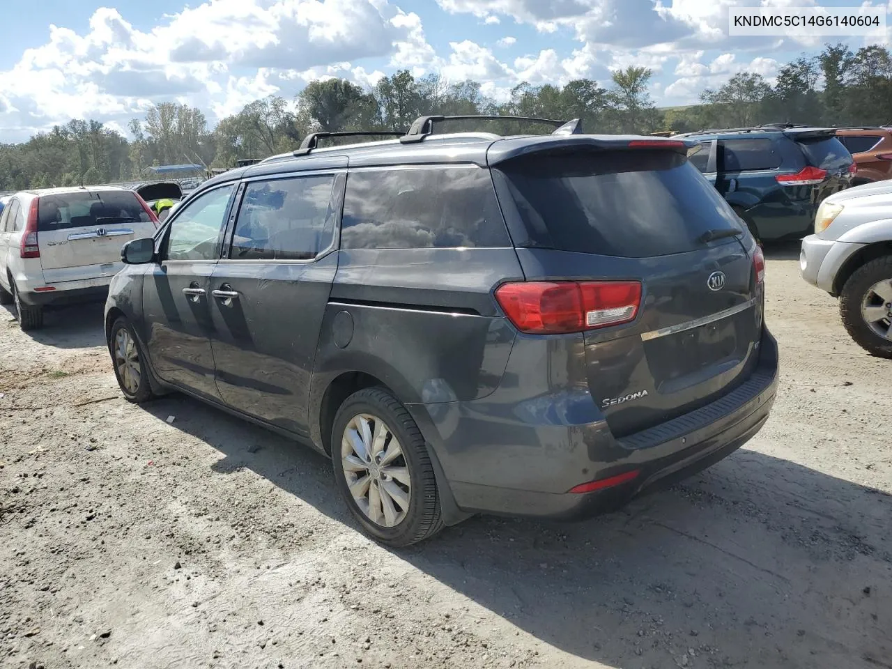 2016 Kia Sedona Ex VIN: KNDMC5C14G6140604 Lot: 73573984