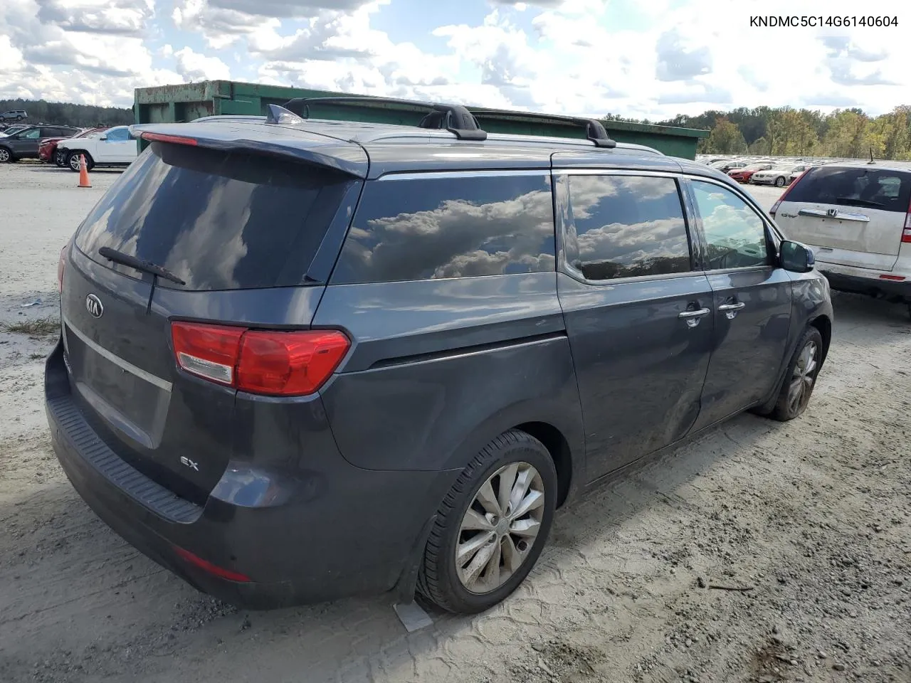 2016 Kia Sedona Ex VIN: KNDMC5C14G6140604 Lot: 73573984