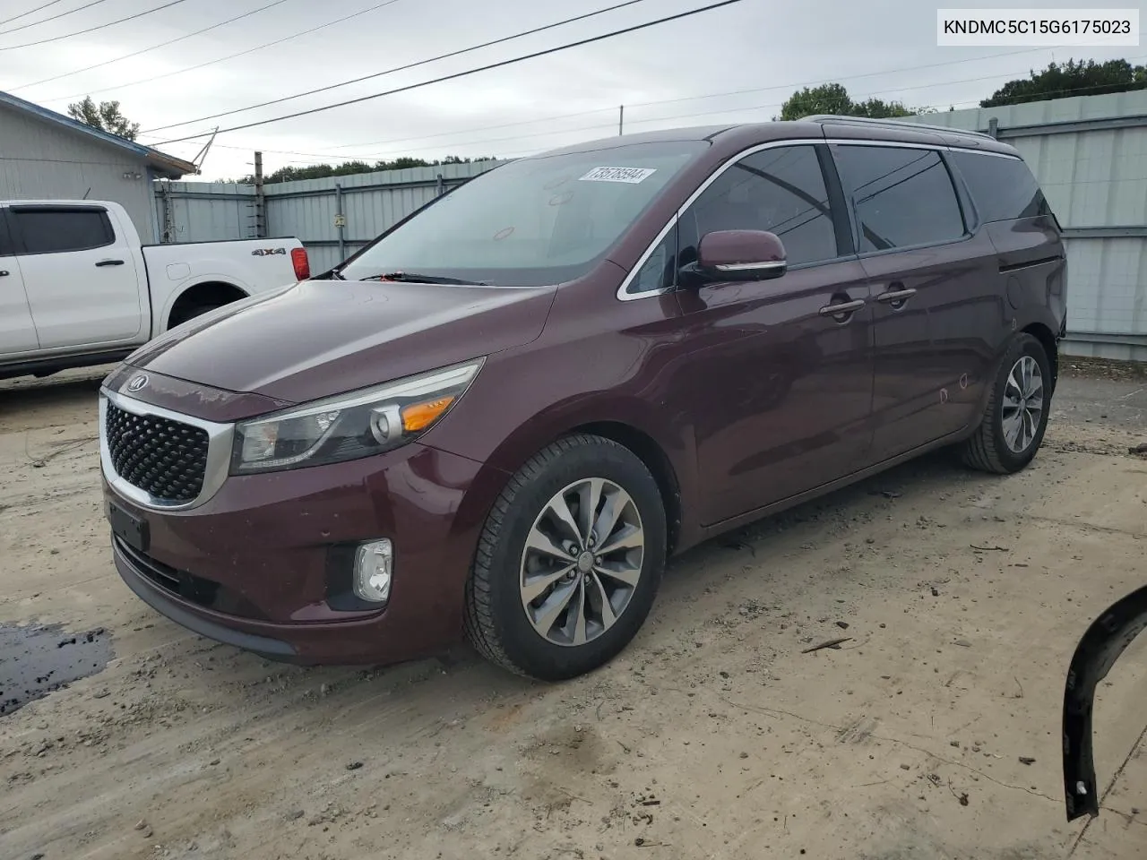 2016 Kia Sedona Ex VIN: KNDMC5C15G6175023 Lot: 73578594