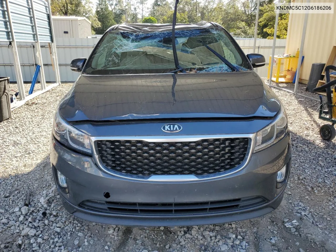 2016 Kia Sedona Ex VIN: KNDMC5C12G6186206 Lot: 74075674