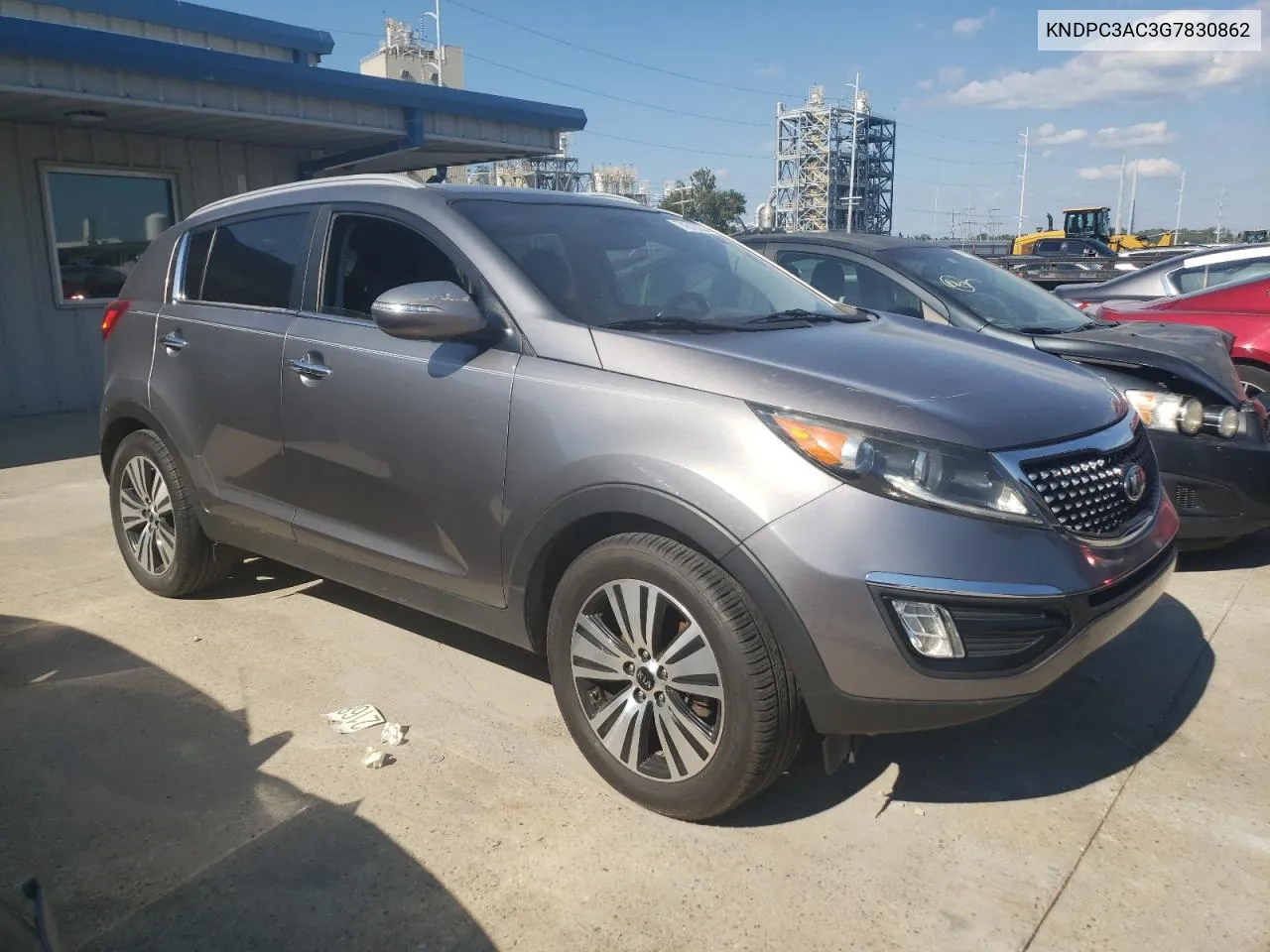 2016 Kia Sportage Ex VIN: KNDPC3AC3G7830862 Lot: 74510224