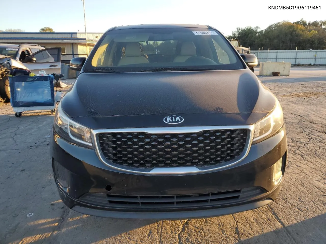 2016 Kia Sedona Lx VIN: KNDMB5C19G6119461 Lot: 74885344