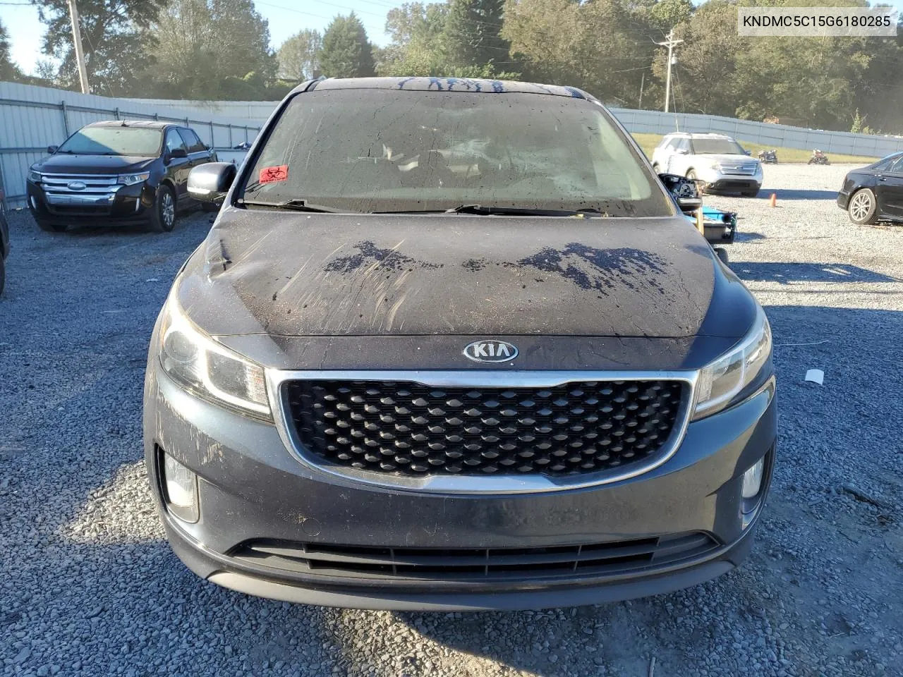 2016 Kia Sedona Ex VIN: KNDMC5C15G6180285 Lot: 74995074