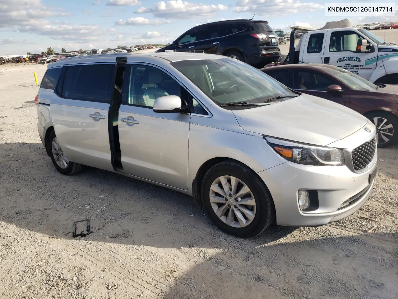 2016 Kia Sedona Ex VIN: KNDMC5C12G6147714 Lot: 75041124