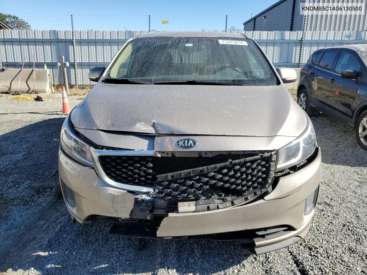 2016 Kia Sedona Lx VIN: KNDMB5C14G6130500 Lot: 75225614