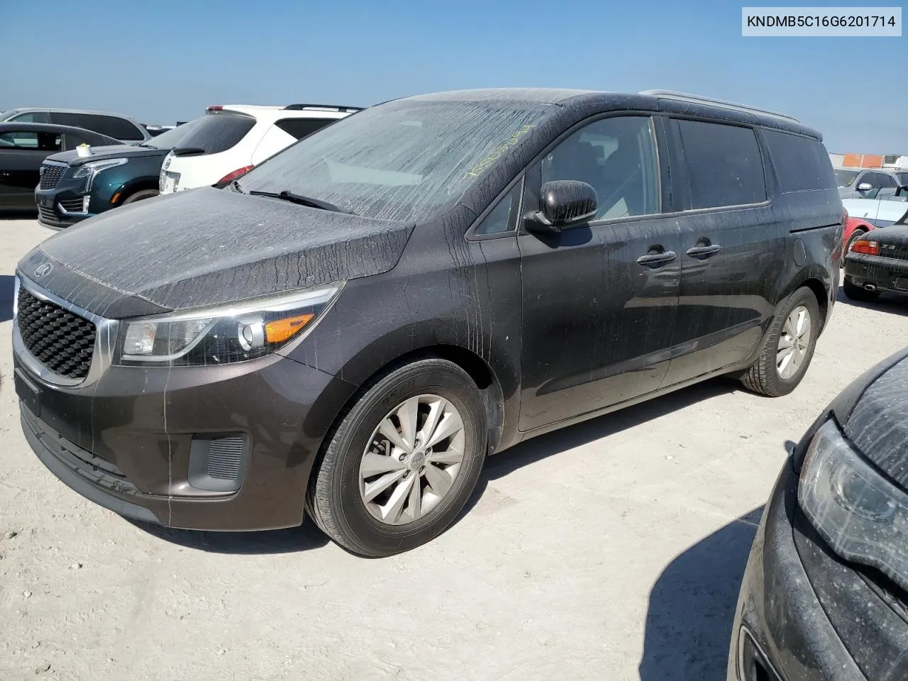 2016 Kia Sedona Lx VIN: KNDMB5C16G6201714 Lot: 75505094