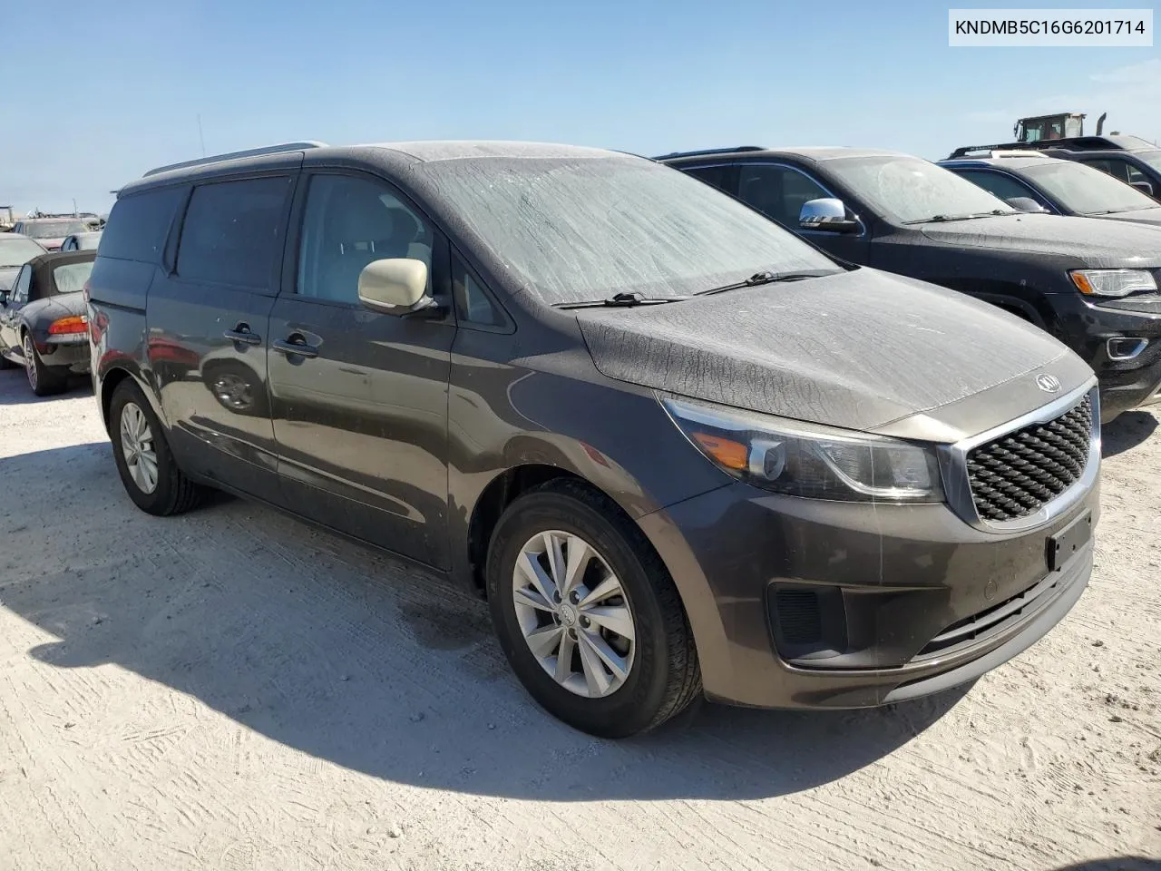 2016 Kia Sedona Lx VIN: KNDMB5C16G6201714 Lot: 75505094