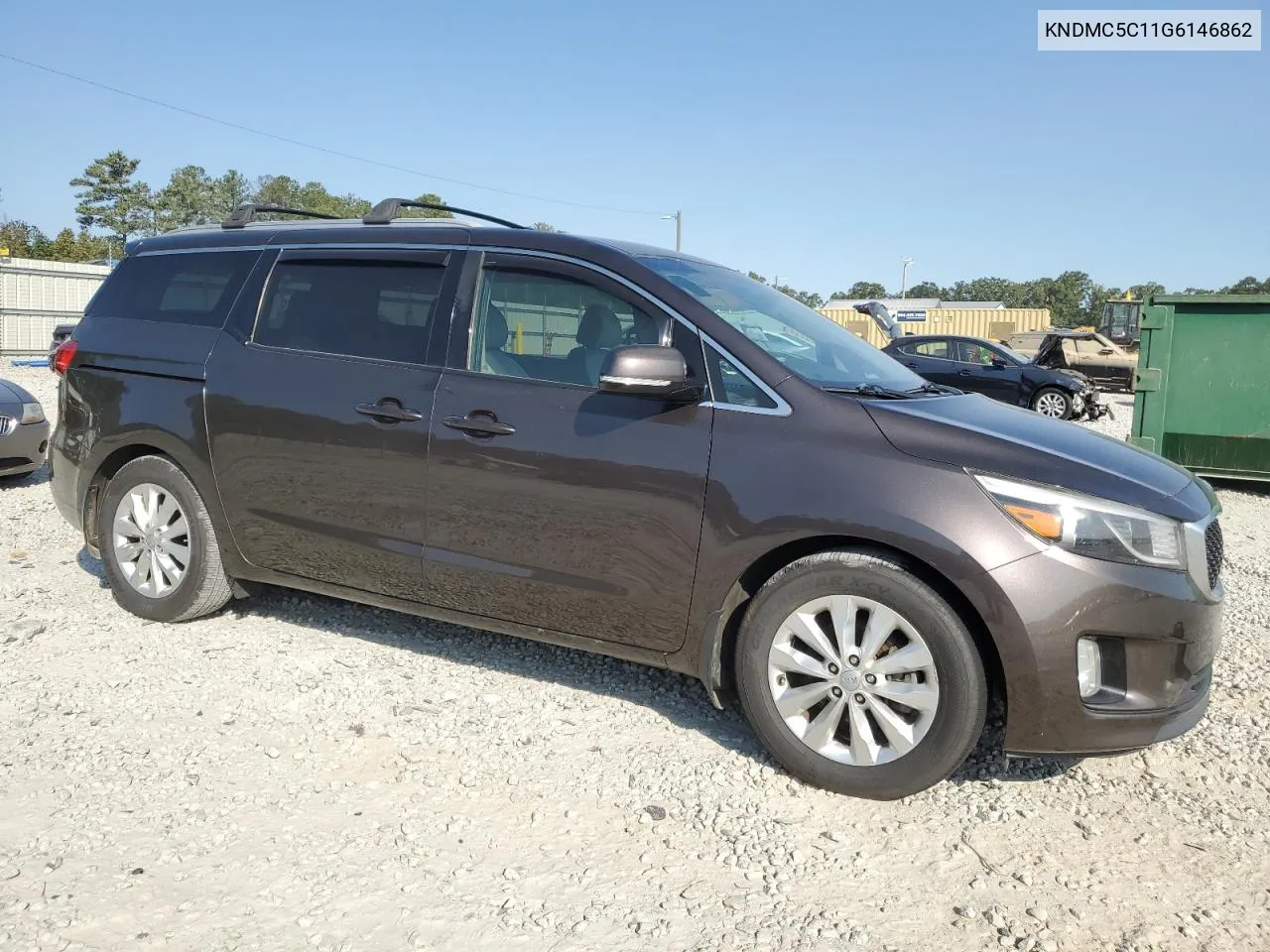 2016 Kia Sedona Ex VIN: KNDMC5C11G6146862 Lot: 76115974