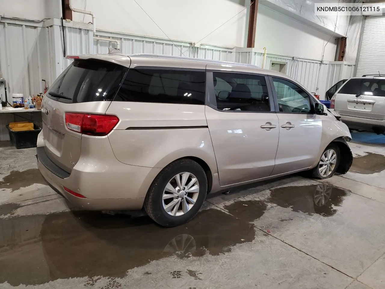 2016 Kia Sedona Lx VIN: KNDMB5C10G6121115 Lot: 76190384