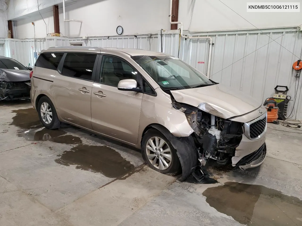 2016 Kia Sedona Lx VIN: KNDMB5C10G6121115 Lot: 76190384