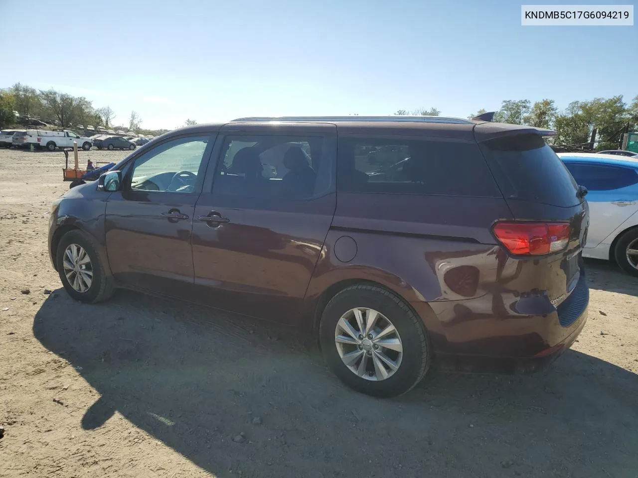 2016 Kia Sedona Lx VIN: KNDMB5C17G6094219 Lot: 76260374