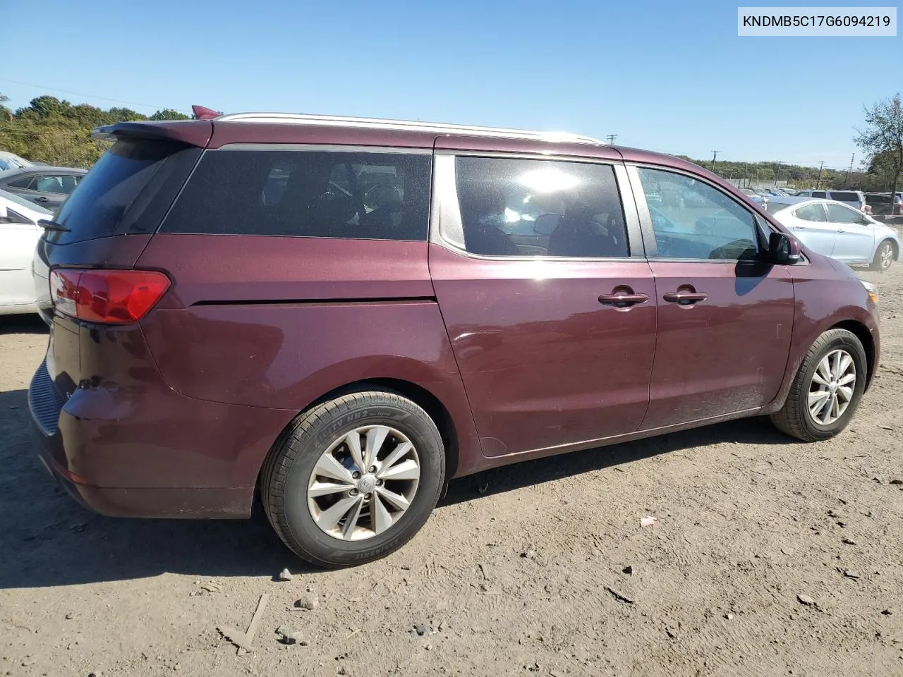 2016 Kia Sedona Lx VIN: KNDMB5C17G6094219 Lot: 76260374