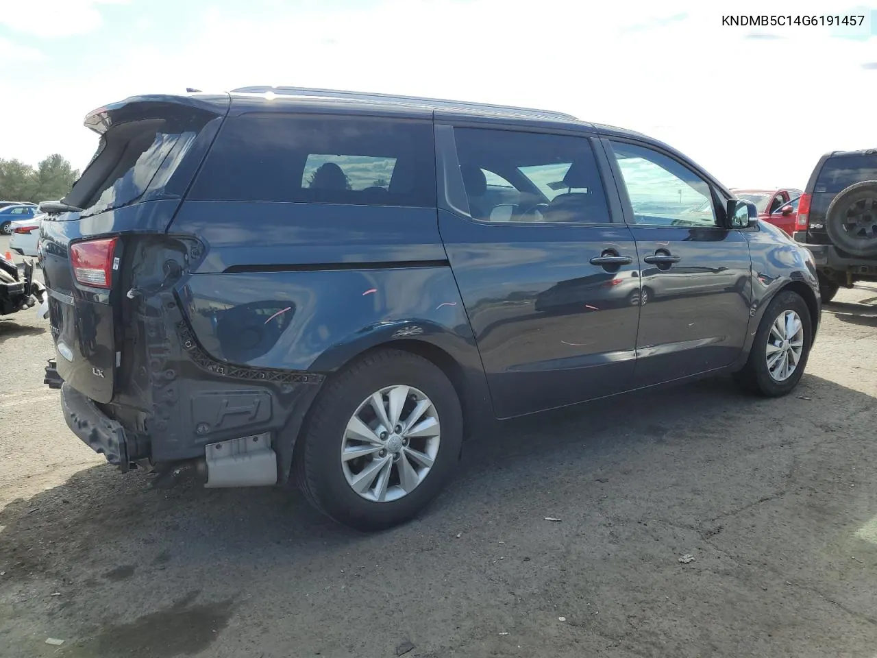 2016 Kia Sedona Lx VIN: KNDMB5C14G6191457 Lot: 76301834