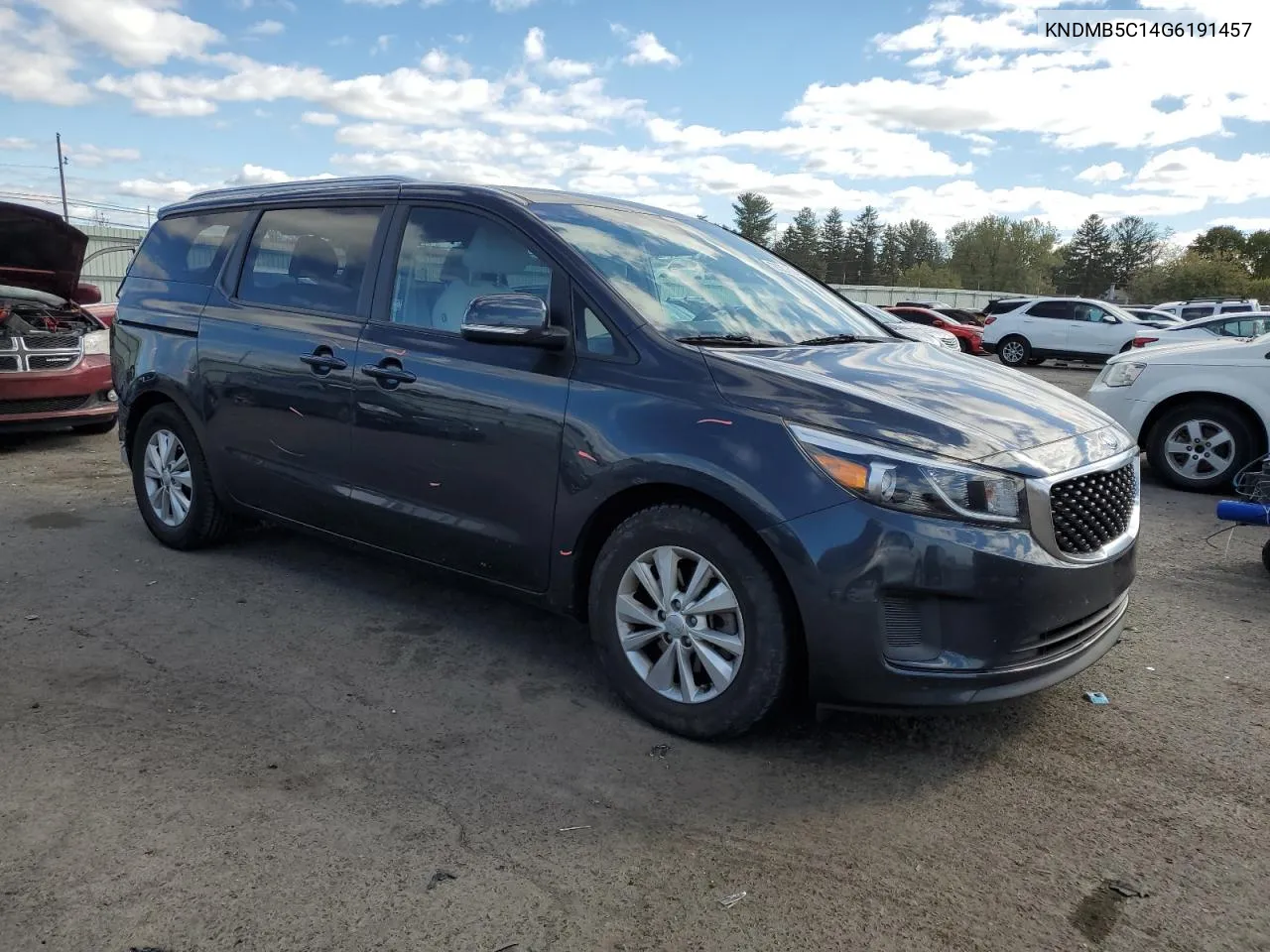 2016 Kia Sedona Lx VIN: KNDMB5C14G6191457 Lot: 76301834