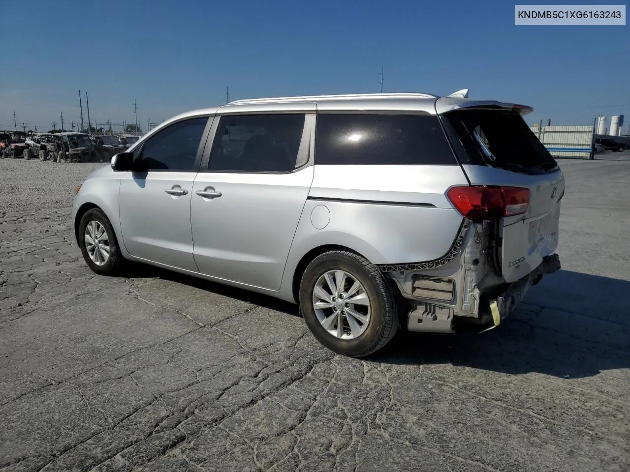 2016 Kia Sedona Lx VIN: KNDMB5C1XG6163243 Lot: 76701324