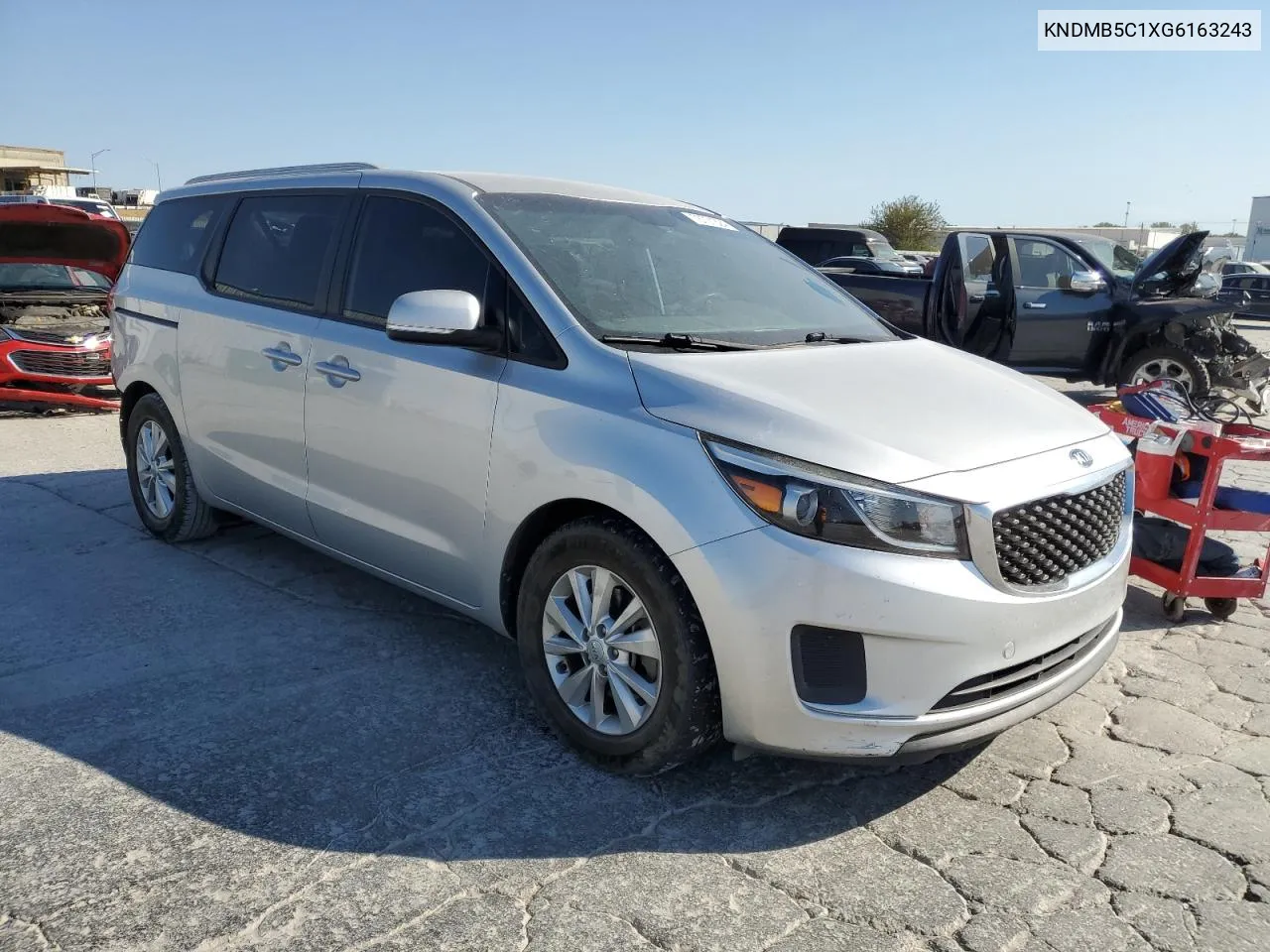 2016 Kia Sedona Lx VIN: KNDMB5C1XG6163243 Lot: 76701324