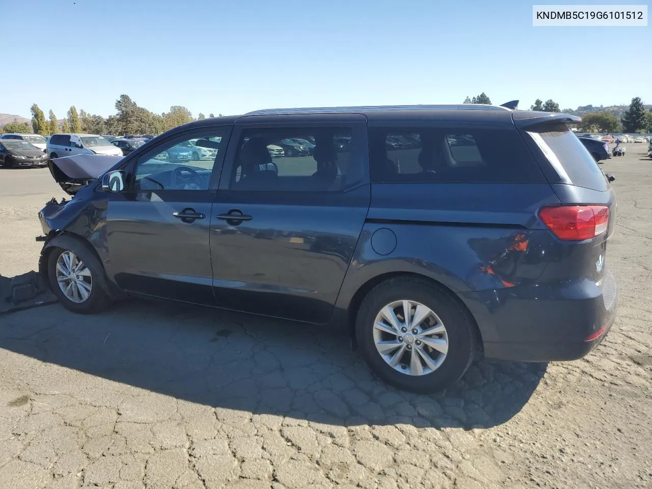 2016 Kia Sedona Lx VIN: KNDMB5C19G6101512 Lot: 76920904