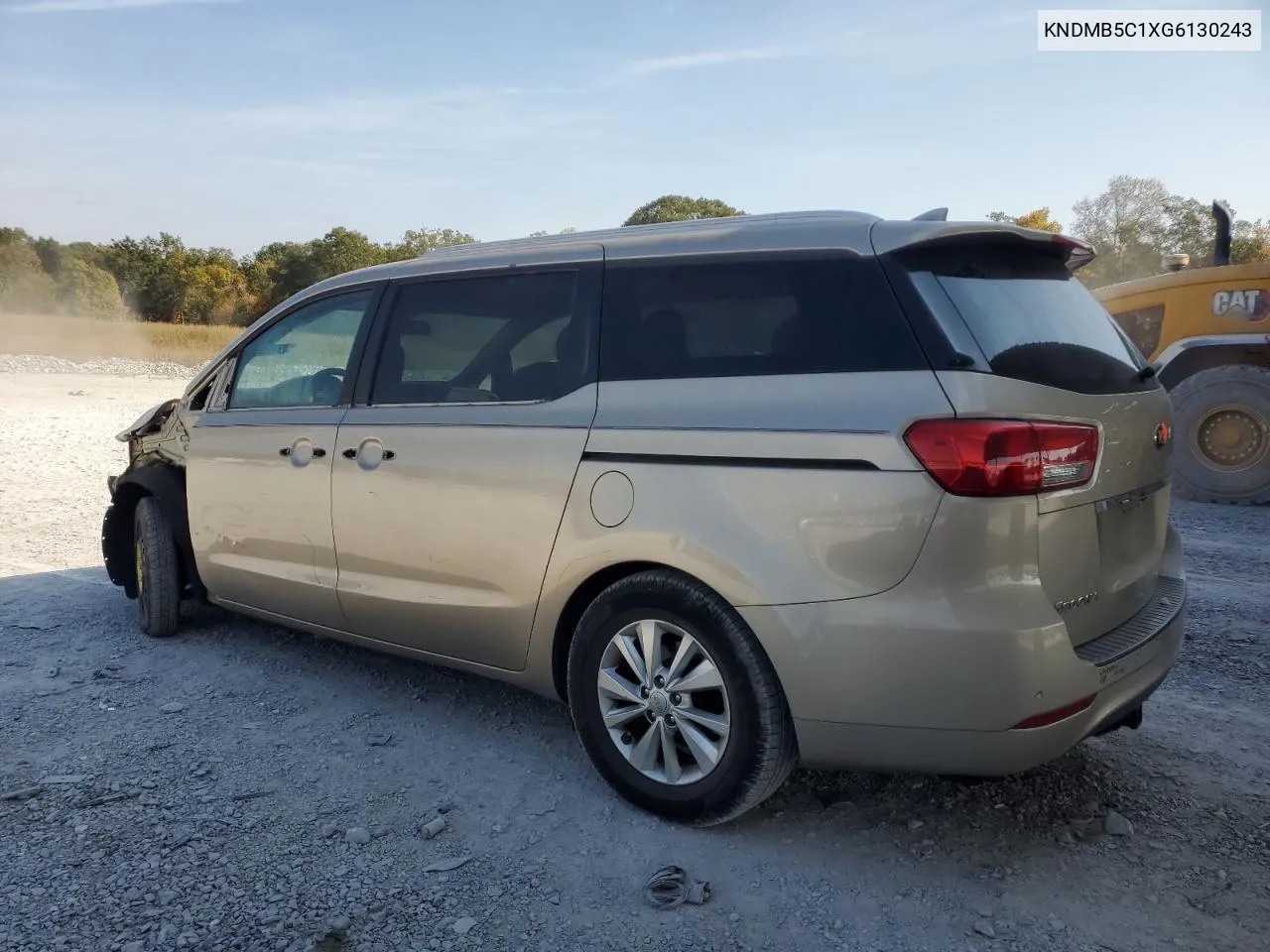 2016 Kia Sedona Lx VIN: KNDMB5C1XG6130243 Lot: 76926114