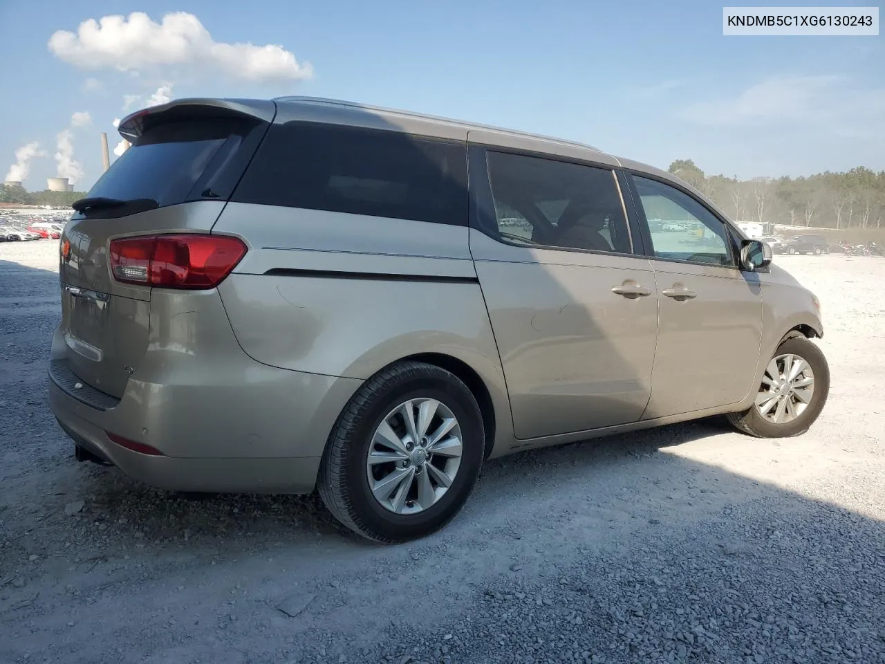 2016 Kia Sedona Lx VIN: KNDMB5C1XG6130243 Lot: 76926114